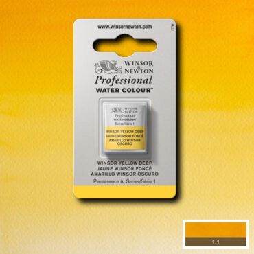 W&N Artists Aquarel 1/2 napje - 731 Winsor Yellow Deep (s1)