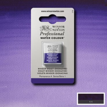 W&N Artists Aquarel 1/2 napje - 733 Winsor Violet Dioxazine (s1)