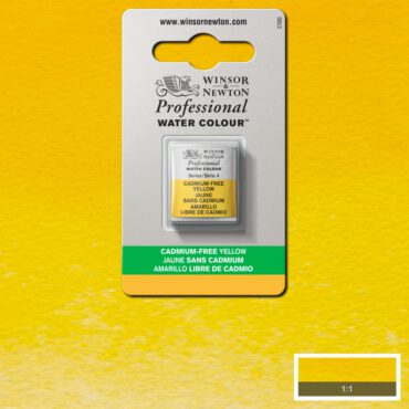 W&N Artists Aquarel 1/2 napje - 890 Cadmium FREE Yellow (s4)