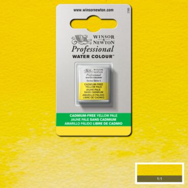 W&N Artists Aquarel 1/2 napje - 907 Cadmium FREE Yellow Pale (s4)