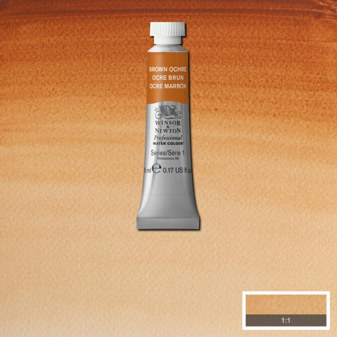 W&N Artists Aquarel tube 5ml - 059 Brown Ochre (s1)