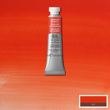 W&N Artists Aquarel tube 5ml - 106 Cadmium Scarlet (s4)