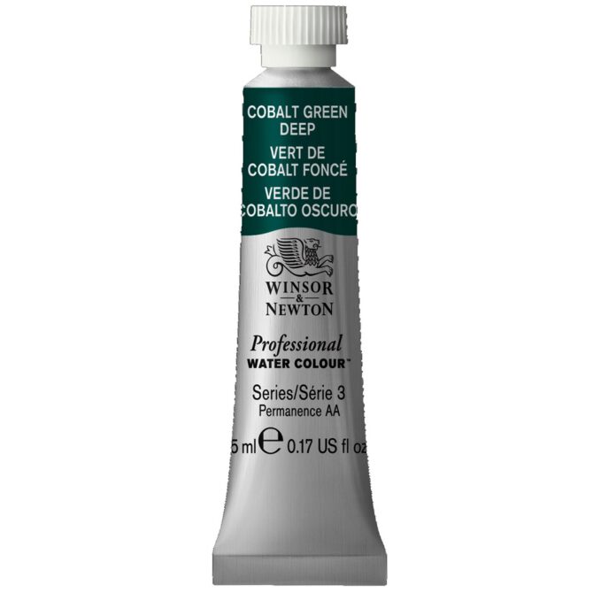 W&N Artists Aquarel tube 5ml - 185 Cobalt Green Deep (s3)