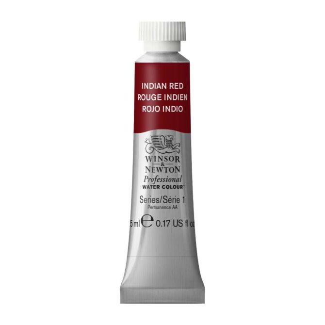 W&N Artists Aquarel tube 5ml - 317 Indian Red (s1)