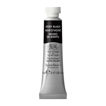 W&N Artists Aquarel tube 5ml - 331 Ivory Black (s1)