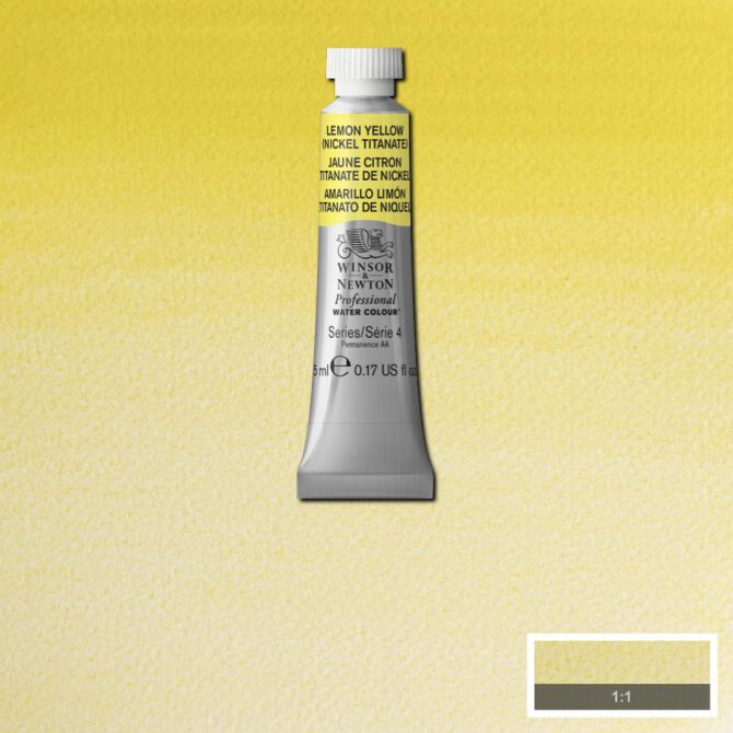 W&N Artists Aquarel tube 5ml - 347 Lemon Yellow (s4)