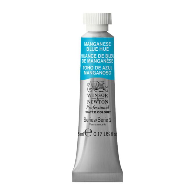 W&N Artists Aquarel tube 5ml - 379 Manganese Blue Hue (s2)