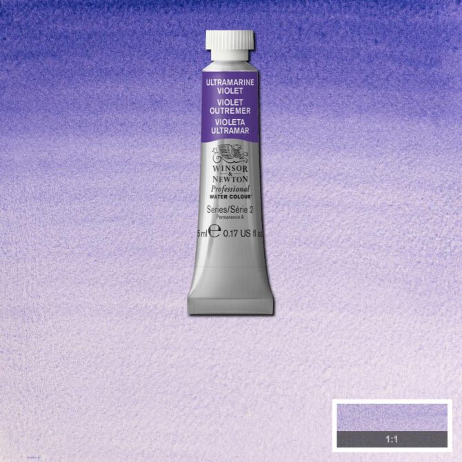 W&N Artists Aquarel tube 5ml - 672 Ultramarine Violet (s2)