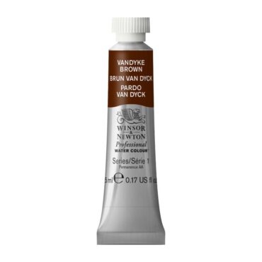 W&N Artists Aquarel tube 5ml - 676 Vandyke Brown (s1)