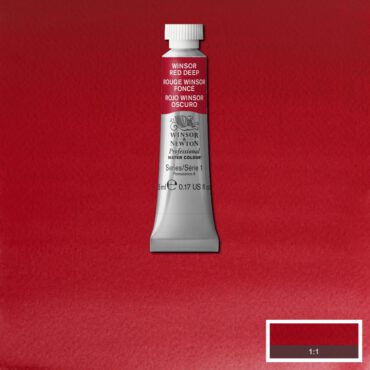 W&N Artists Aquarel tube 5ml - 725 Winsor Red Deep (s1)