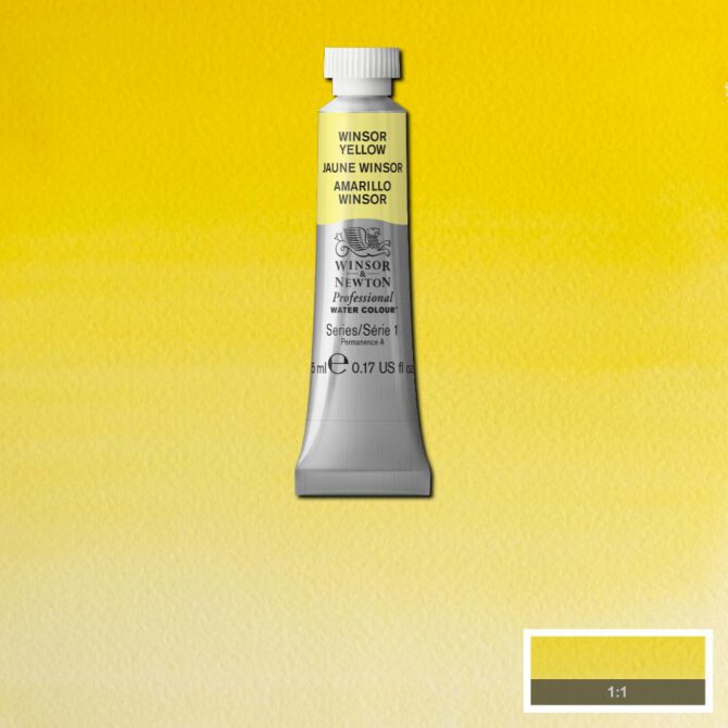 W&N Artists Aquarel tube 5ml - 730 Winsor Yellow (s1)