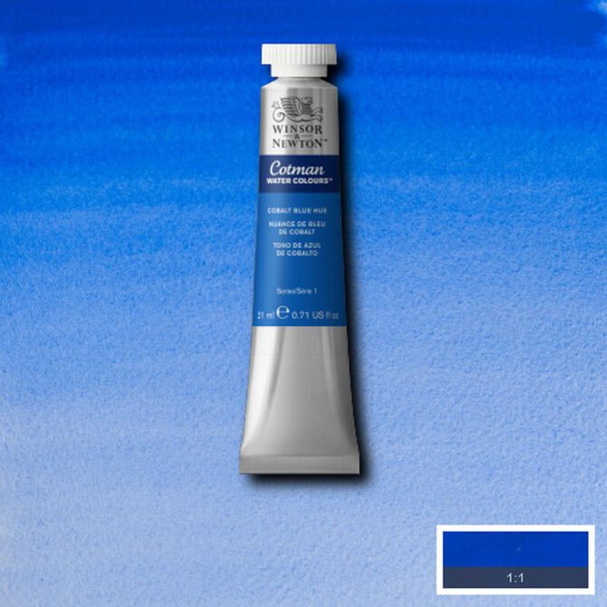 W&N Cotman aquarelverf 21ml - 179 Cobalt Blue Hue