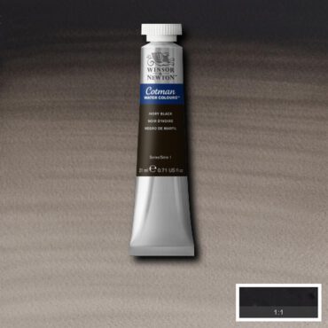 W&N Cotman aquarelverf 21ml - 331 Ivory Black