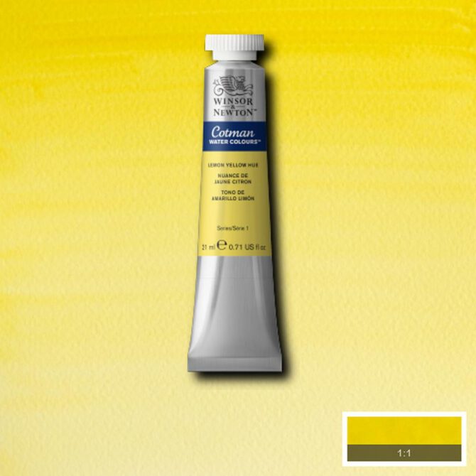 W&N Cotman aquarelverf 21ml - 346 Lemon Yellow Hue