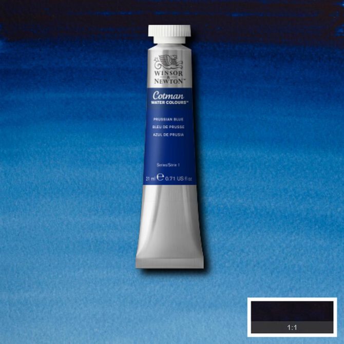 W&N Cotman aquarelverf 21ml - 538 Prussian Blue