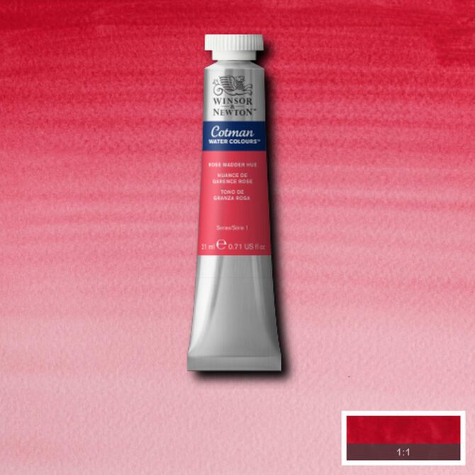 W&N Cotman aquarelverf 21ml - 580 Rose Madder Hue