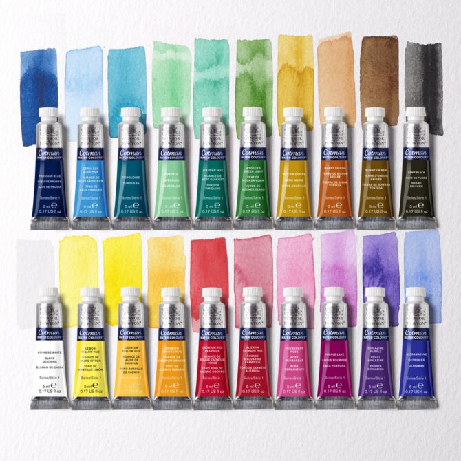 W&N Cotman Watercolour - SET 20x5ml tubes