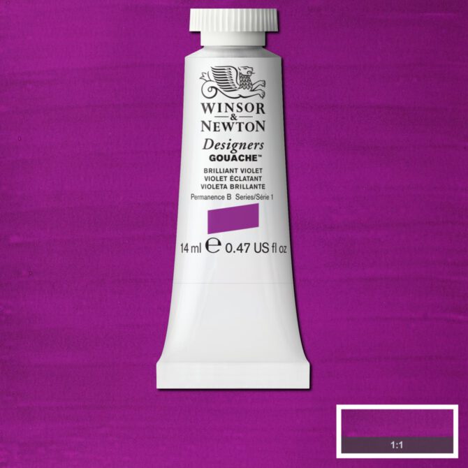 W&N Designers Gouache tube 14ml - 052 Brilliant Violet (s1)