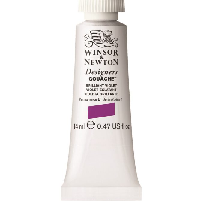 W&N Designers Gouache tube 14ml - 052 Brilliant Violet (s1)