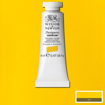 W&N Designers Gouache tube 14ml - 055 Brilliant Yellow (s3)