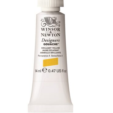 W&N Designers Gouache tube 14ml - 055 Brilliant Yellow (s3)