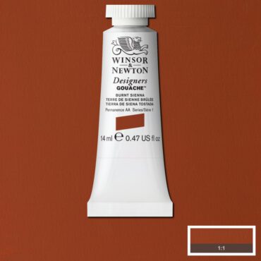 W&N Designers Gouache tube 14ml - 074 Burnt Sienna (s1)