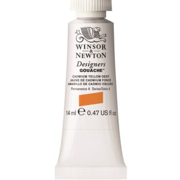 W&N Designers Gouache tube 14ml - 111 Cadmium Yellow Deep (s4)