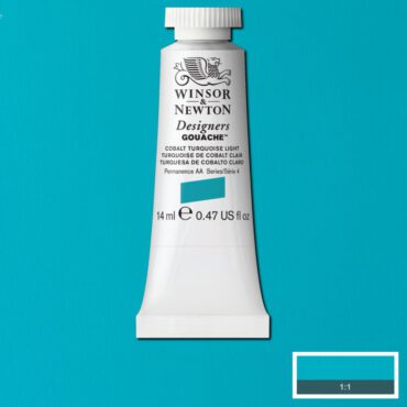 W&N Designers Gouache tube 14ml - 191 Cobalt Turquoise Light (s4)