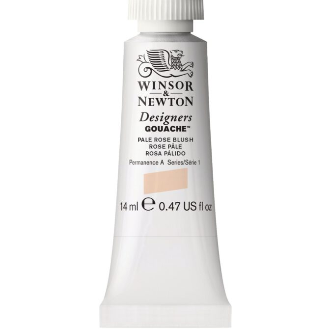 W&N Designers Gouache tube 14ml - 257 Pale Rose Blush (s1)