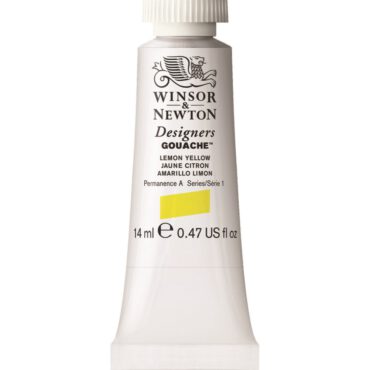 W&N Designers Gouache tube 14ml - 345 Lemon Yellow (s1)