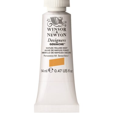 W&N Designers Gouache tube 14ml - 425 Naples Yellow Deep (s1)