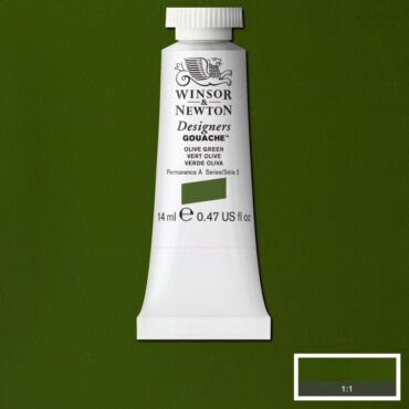 W&N Designers Gouache tube 14ml - 447 Olive Green (s2)
