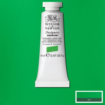 W&N Designers Gouache tube 14ml - 483 Permanent Green Light (s2)