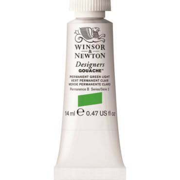 W&N Designers Gouache tube 14ml - 483 Permanent Green Light (s2)