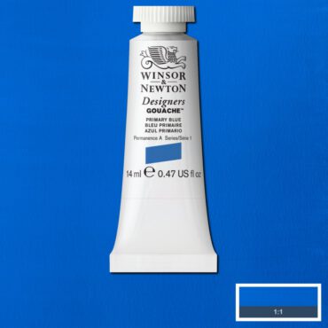 W&N Designers Gouache tube 14ml - 523 Primary Blue (cyan) (s1)