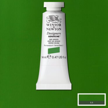 W&N Designers Gouache tube 14ml - 599 Sap Green (s2)