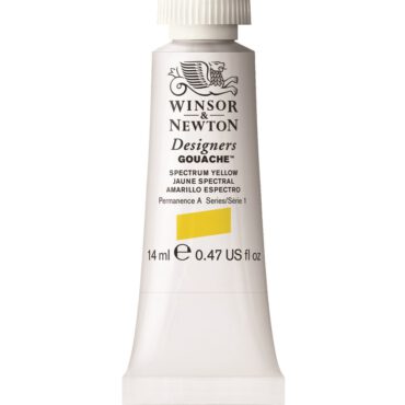 W&N Designers Gouache tube 14ml - 627 Spectrum Yellow (s1)