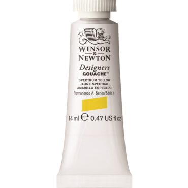 W&N Designers Gouache tube 14ml - 627 Spectrum Yellow (s1)