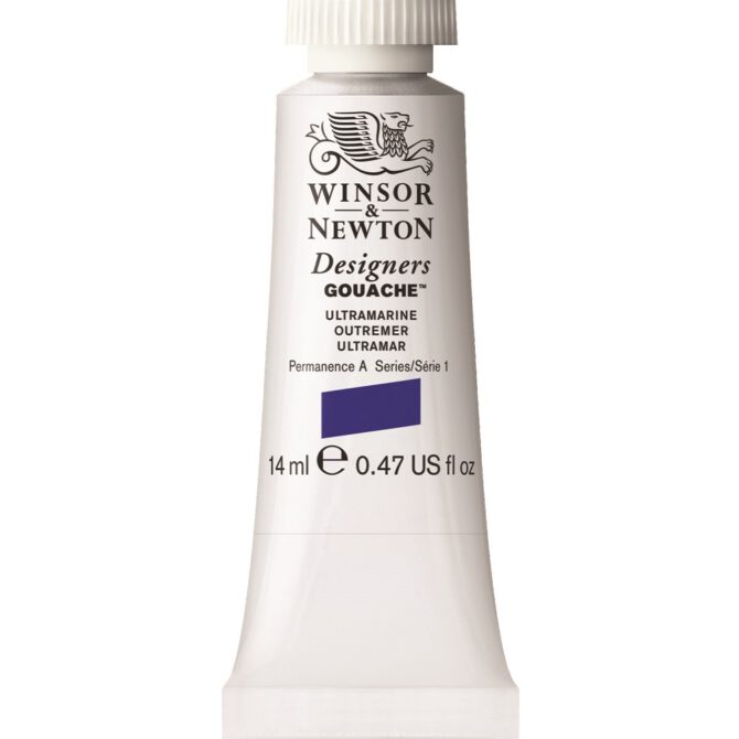 W&N Designers Gouache tube 14ml - 660 Ultramarine (s1)