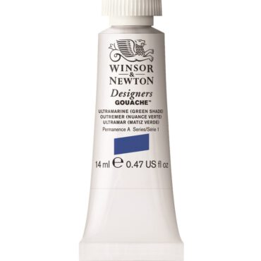 W&N Designers Gouache tube 14ml - 667 Ultramarine (green shade) (s1)