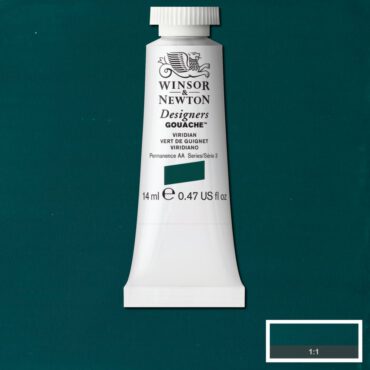 W&N Designers Gouache tube 14ml - 692 Viridian (s3)