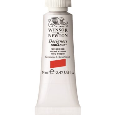 W&N Designers Gouache tube 14ml - 726 Winsor Red (s3)