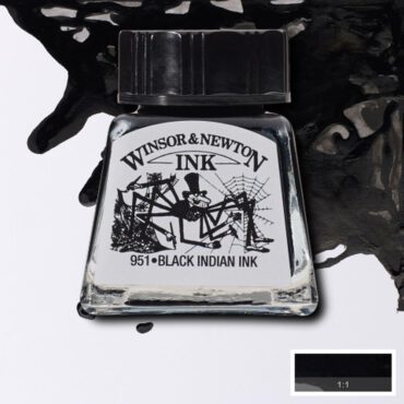 W&N Drawing ink 14ml - 030 Black (indian)