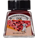 W&N Drawing ink 14ml - 040 Brick Red