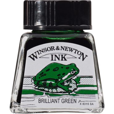 W&N Drawing ink 14ml - 046 Brilliant Green