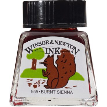W&N Drawing ink 14ml - 074 Burnt Sienna