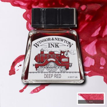 W&N Drawing ink 14ml - 227 Deep Red