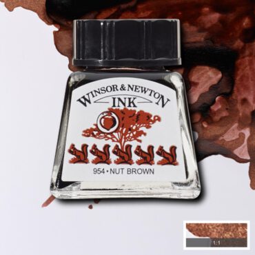 W&N Drawing ink 14ml - 441 Nut Brown