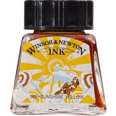 W&N Drawing ink 14ml - 633 Sunshine Yellow