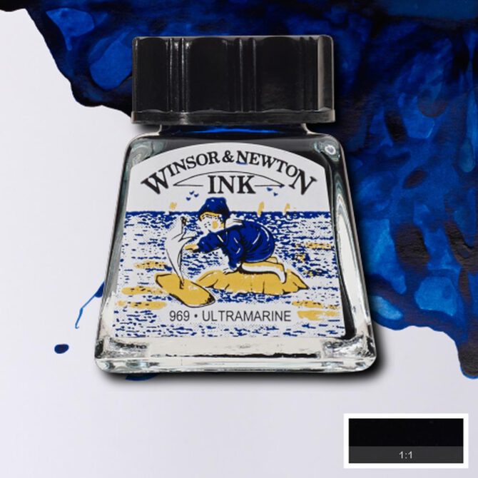 W&N Drawing ink 14ml - 660 Ultramarine